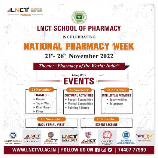 National Pharmacy Week LNCT Vidhyapeeth University